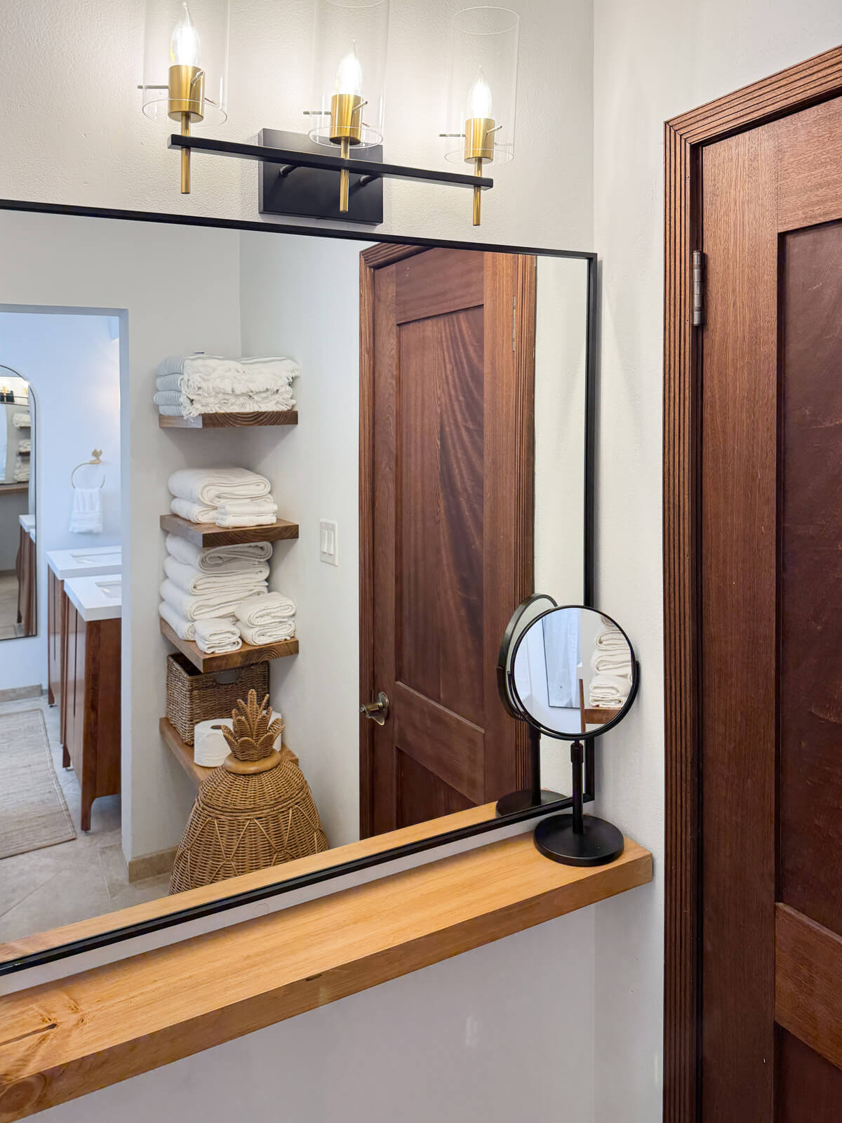 Downstairs bathroom — renovated finishes and natural light