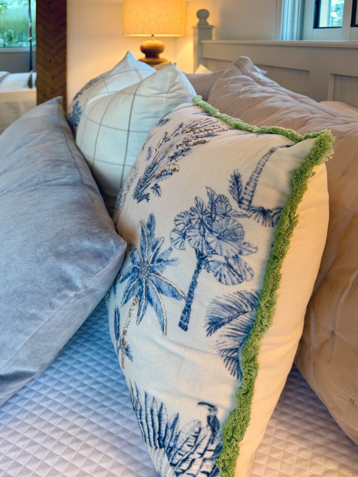 Reef Retreat — calm coastal palette and woven details