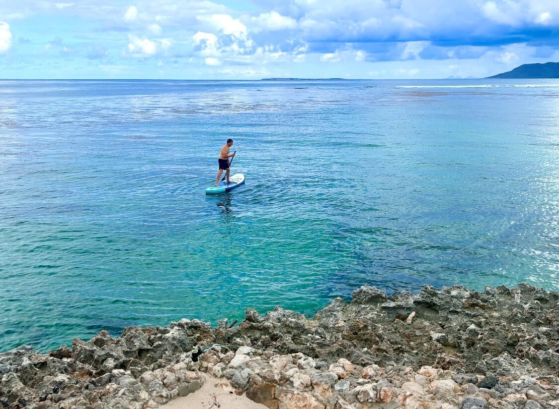 The Dock — warm evening light, end of a perfect day on the water
