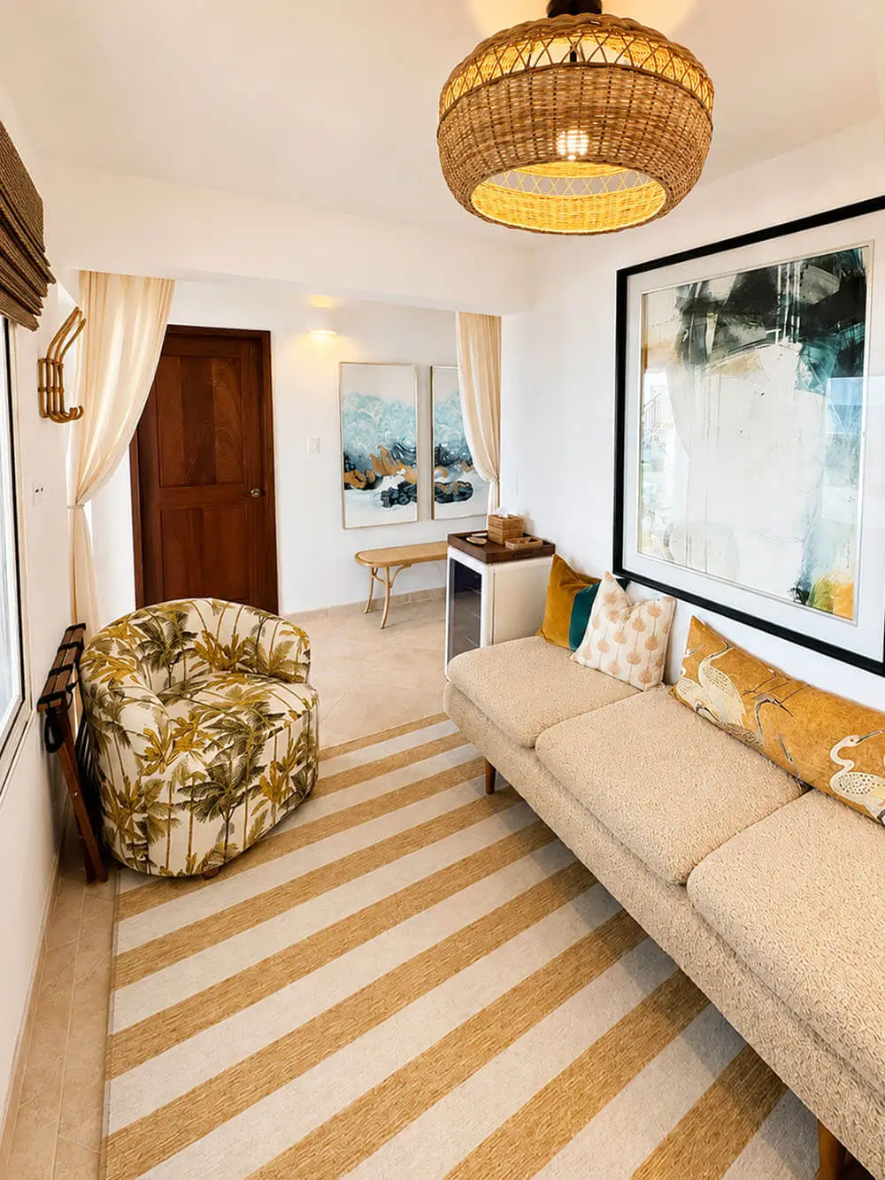The Parlor — natural light and ocean views beyond