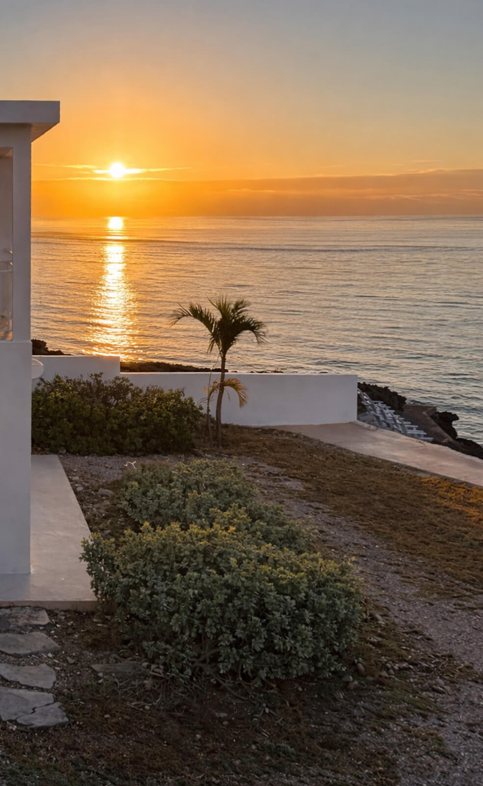 Upper Patio — relaxed and private with no neighboring homes in sight